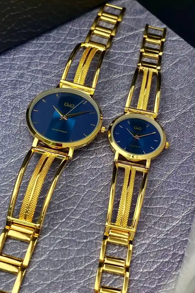 relojes en pareja Q&Q pulso aro