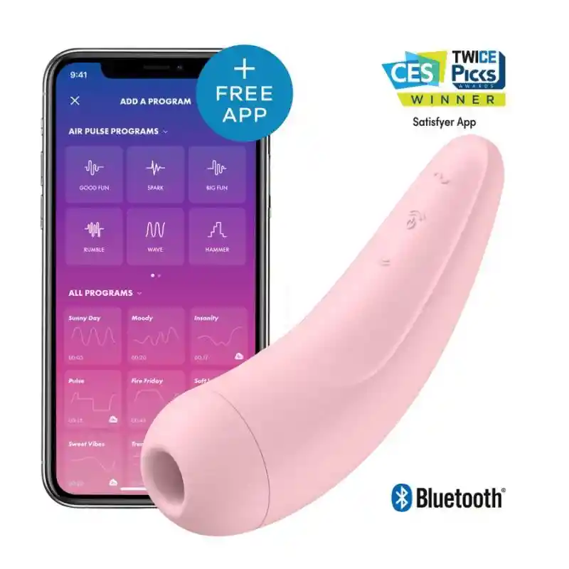  Succionador SATISFYER Curvy 2+ Rosado 