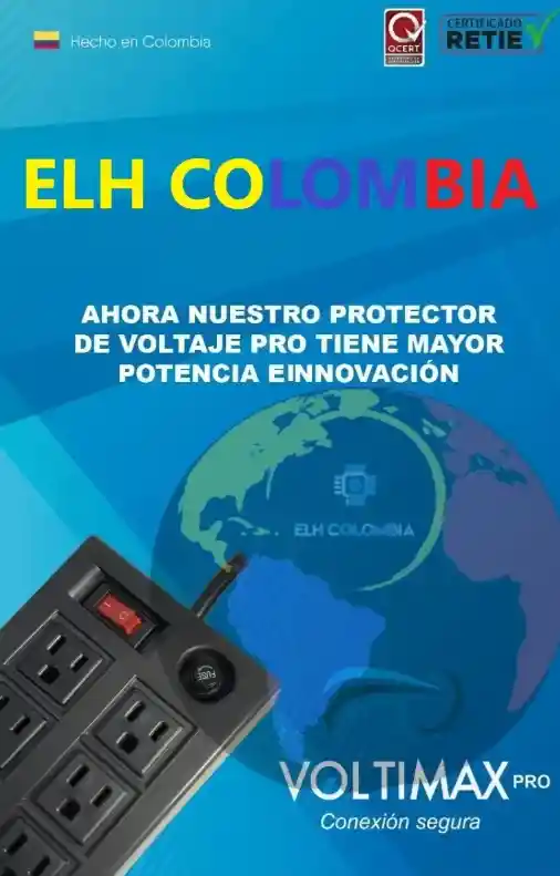 Regulador Voltaje 1800vac Voltimax Pro 8 Tomas Seguros 2023