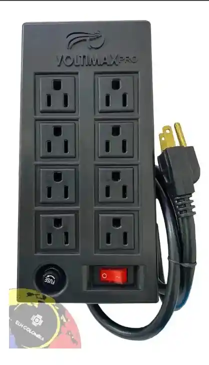 Regulador Voltaje 1800vac Voltimax Pro 8 Tomas Seguros 2023