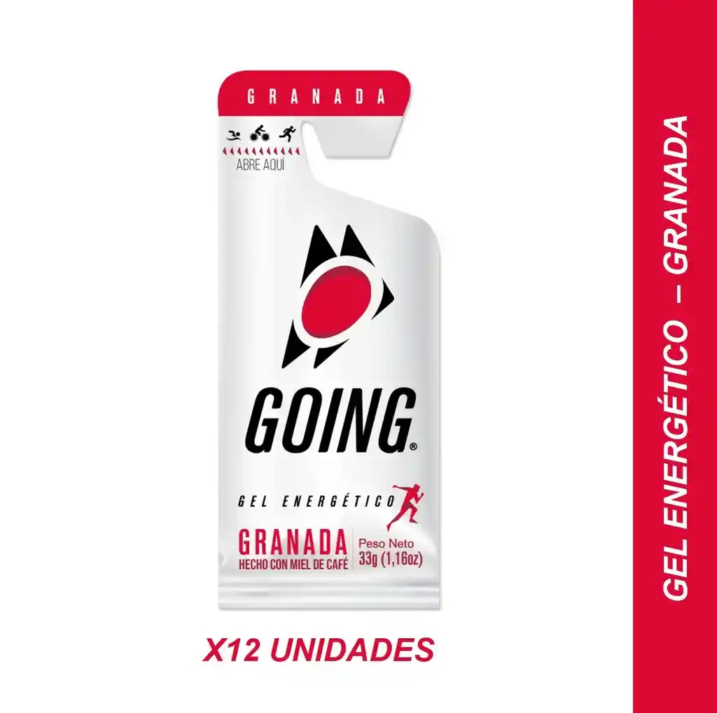 Gel Energético Granada X12 Und