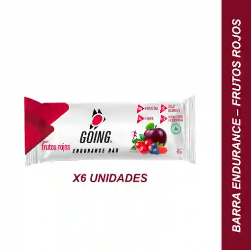 Barra Endurance Frutos Rojos X6 Und