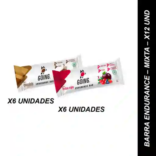 Barra Endurance Going Con Proteina Sabor Chocolate X60G