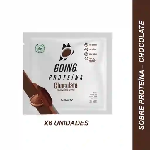 Proteina Vegana Chocolate X6 Und