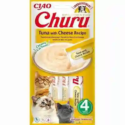 Churu Snack Para Gato Atun Y Queso X 4und