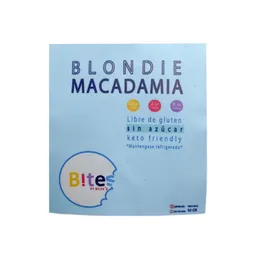Blondie Macadamia Negro Keto - Bites By Milah´s 50g
