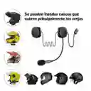 Audífonos Para Casco Bluetooth Con Micrófono 5.0