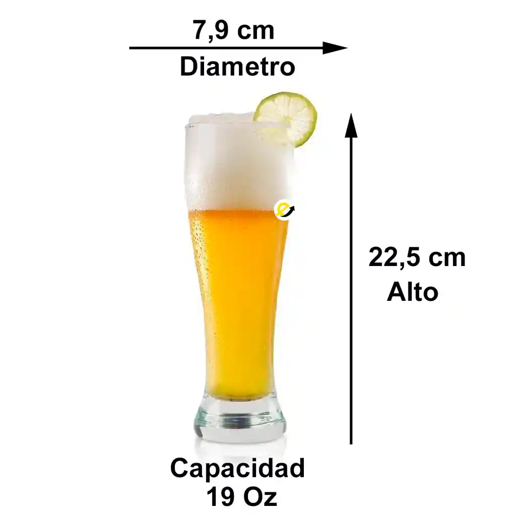 Vaso Berlín Cristar X24 Unidades