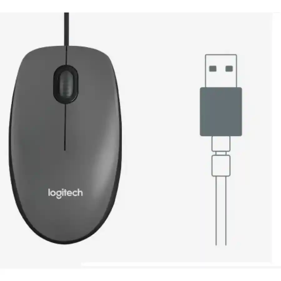 Mouse Alambrico Logitech M90