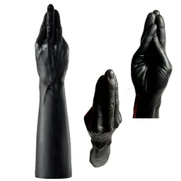 Puño Fisting Anal Fist 35cm Fister Material Silicona Bdsm Play Bondage Black Color