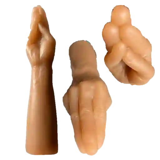 Mano 35cm Fisting Anal Fist Material Silicona Bdsm Play Bondage Brown Color