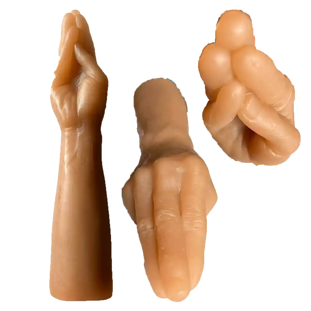 Mano 35cm Fisting Anal Fist Material Silicona Bdsm Play Bondage Brown Color