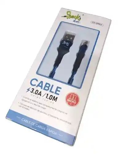 Cable Carga Rápida 3.0 V8 1 Metro