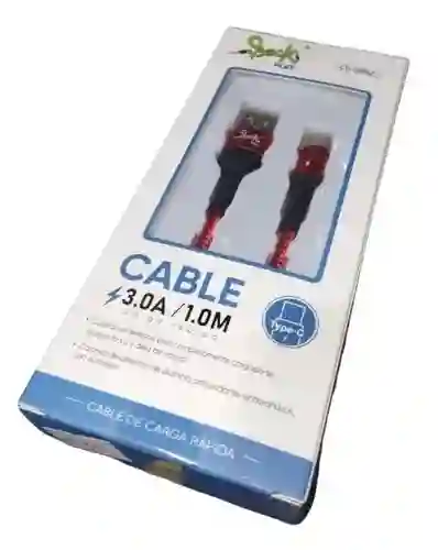 Cable Carga Rápida 3.0 Tipo C 1 Metro