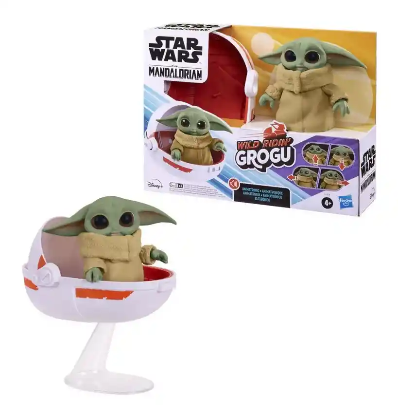 Figura De Acción Star Wars The Mandalorian Wild Ridin' Grogu