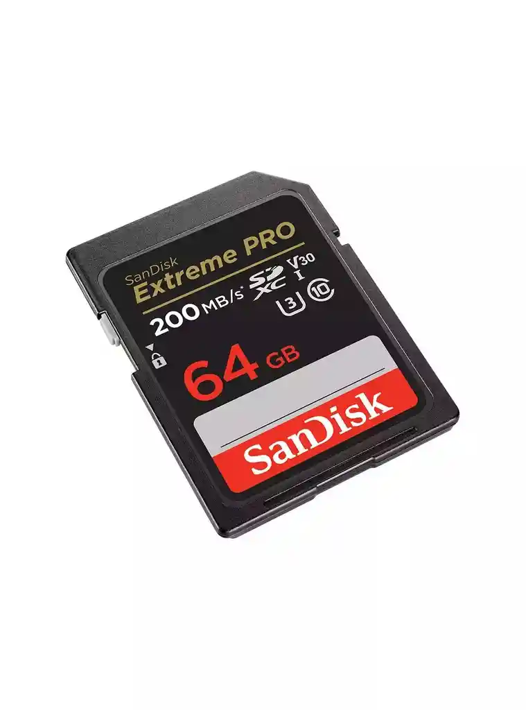 Tarjeta De Memoria Sd Card Sandisk Extreme Pro 64gb 200mb/s