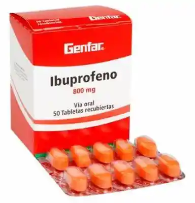 Ibuprofeno 800 Mg Genfar X 10 Tab Recubiertas