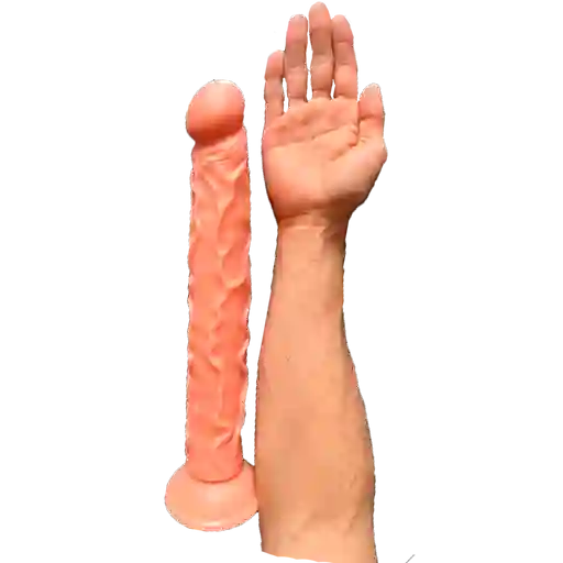 Dildo Bestia 36cm Venoso Con Chupa Ventosa