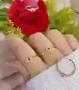 Anillo Ajustable (talla Unica) Calidad Cover Gold Rodinado 15 Diseños Diferentes