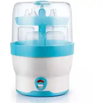 Esterilizador 6 Teteros Bebe Eléctrico Azul