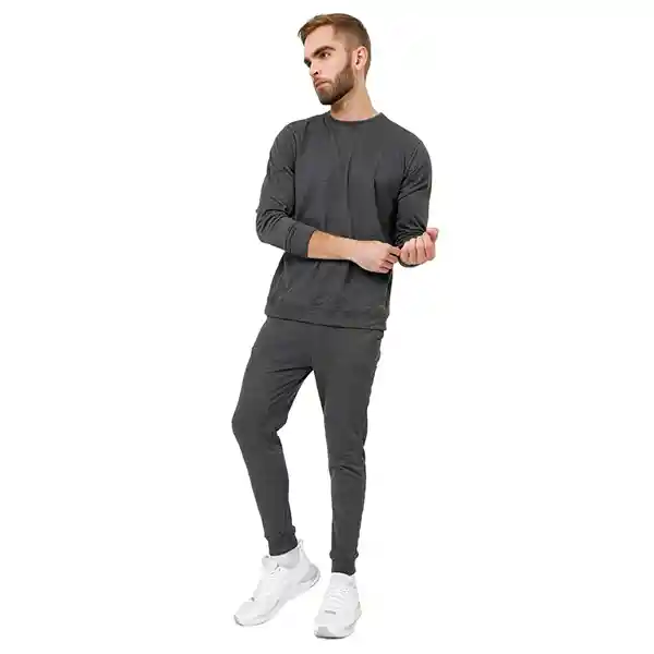 Activewear Guatavita Hombre Gris Oscuro Talla L