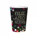 Kit De Fiesta Vasos, Platos Y Servilletas Sin Plástico Feliz Año Nuevo