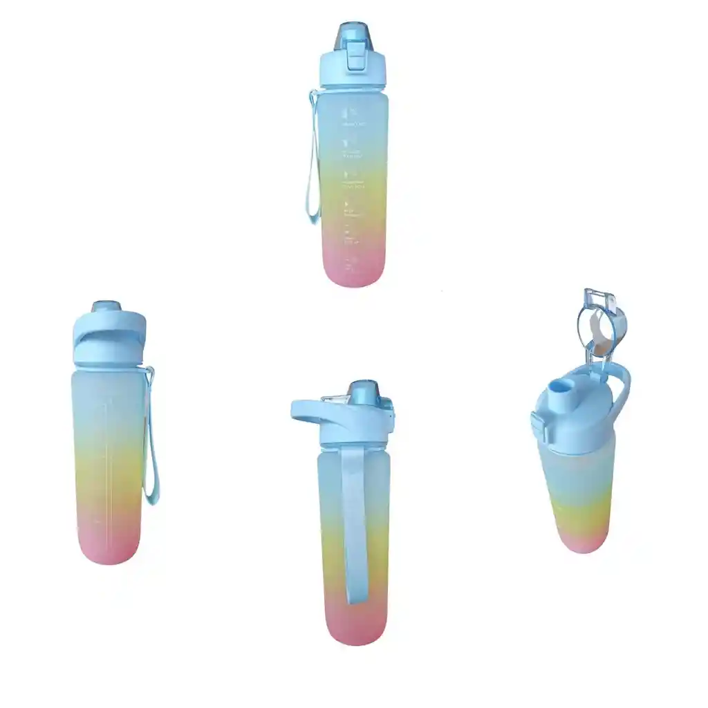 Termo Botella Para Bebidas Frias O Calientes De Colores Con Sticker