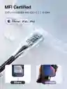 Adaptador Lightning Jack 3.5 Auriculares Iphone Audio Auxiliar Mfi Certificado