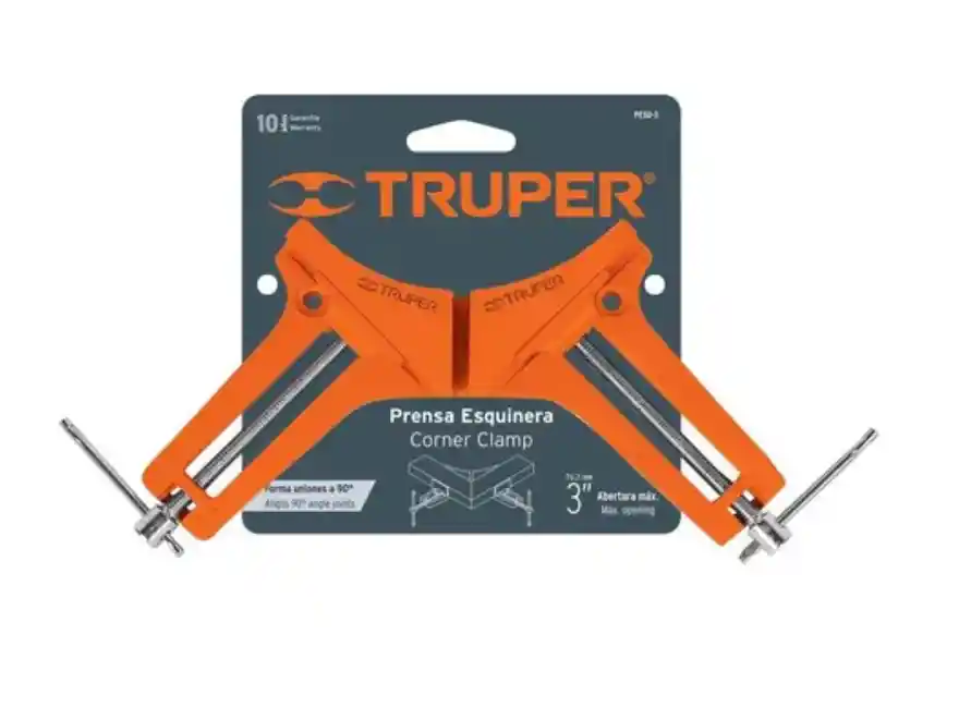Prensa Esquinera De 3" Marca Truper