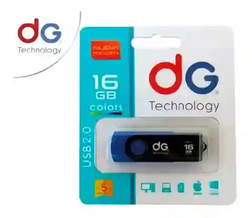 Memoria Usb 2.0 Marca Technology Dg 16 Gb