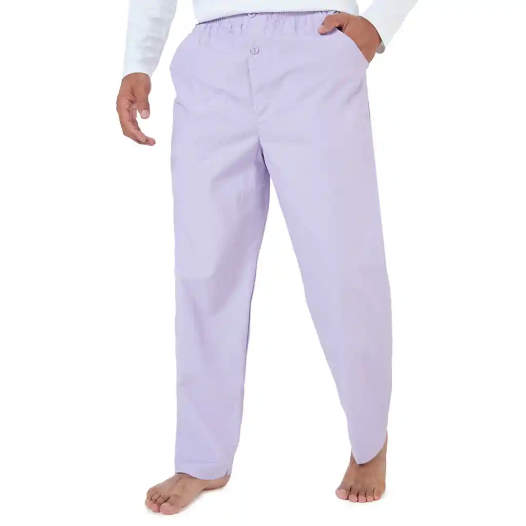 Pantalón Hombre Antonio Lila Medio Talla M