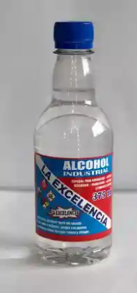 Alcohol Industrial Media Botella X 375ml De La Excelencia