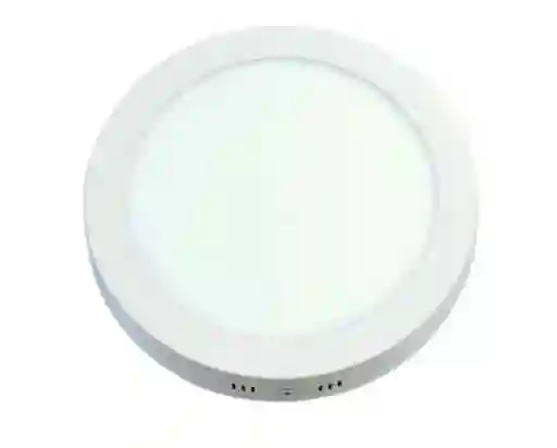 Panel Led Redondo De Sobreponer De 12 W Luz Calida De Mercury