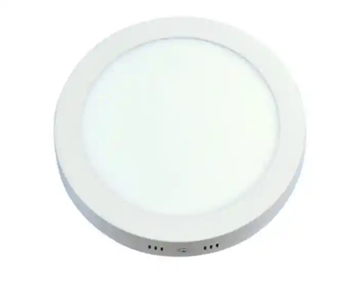 Panel Led Redondo De Sobreponer De 12 W Luz Calida De Mercury