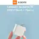Cargador Pared Xiaomi Carga Rápida 33w Doble / Usb A + Usb C