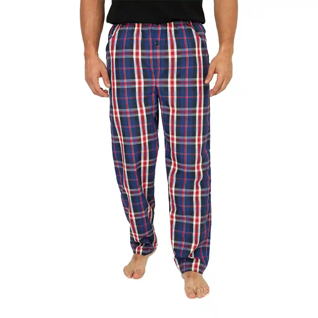 Pantalón Hombre Antonio Azul Rey Talla Xxl