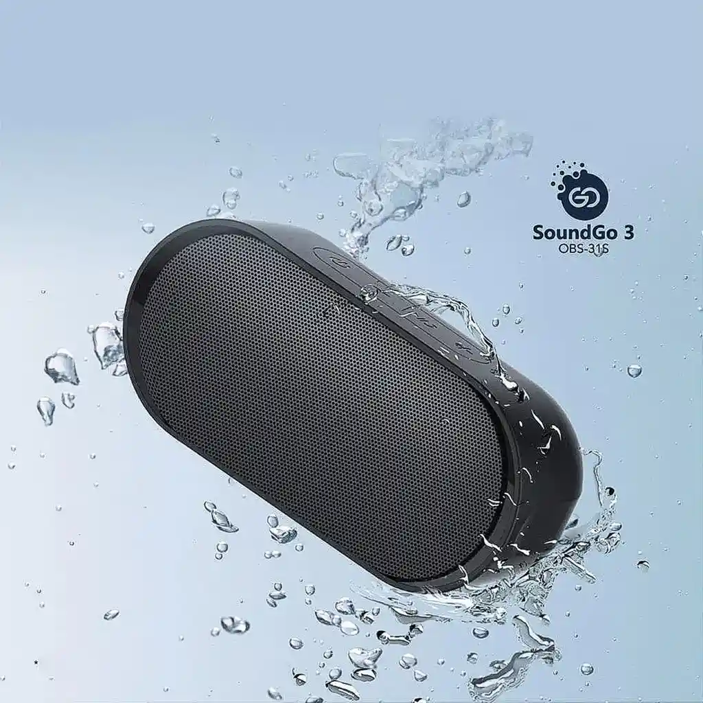 parlante impermeable ipx6 bluetooth oraimo sound go 3 TWS fm