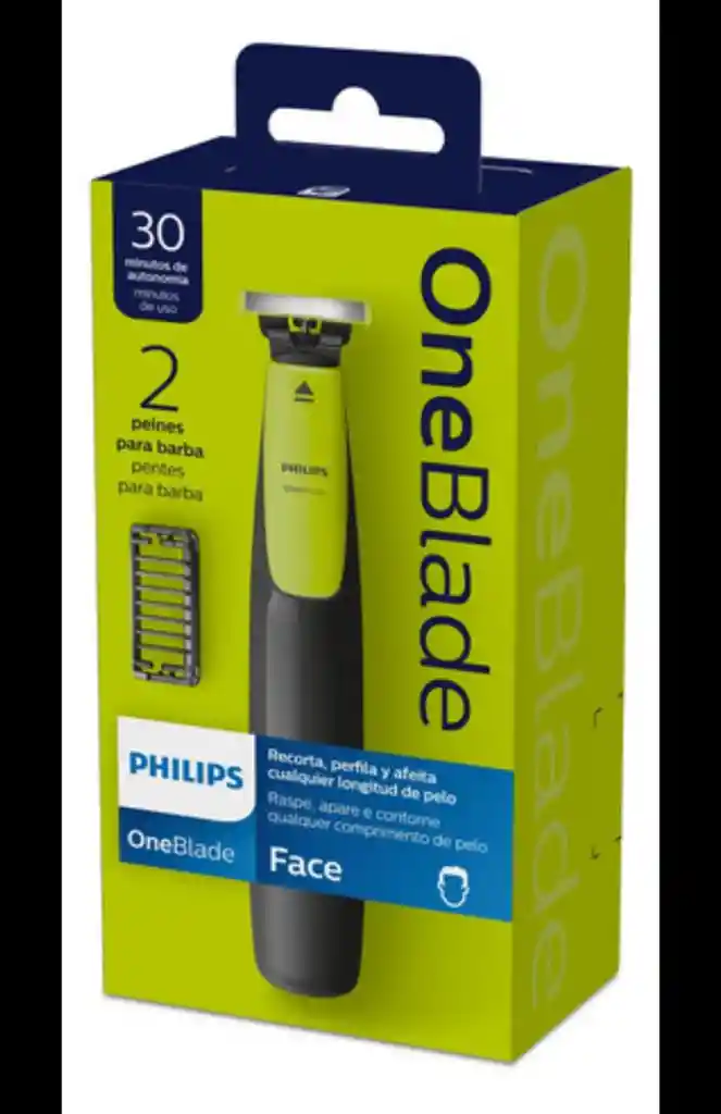 Philips Maquina Afeitadora One Blade 2 Peines