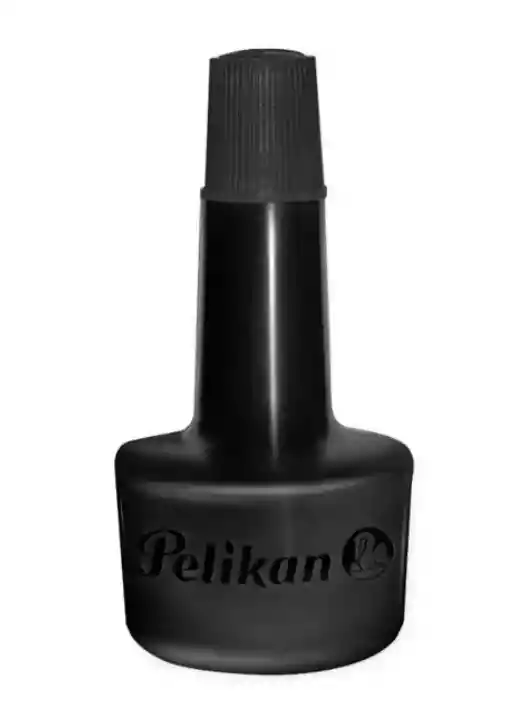 Tarro De Tinta Para Sello Pelikan Negro 30ml