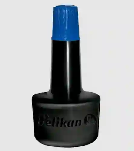 Tarro De Tinta Para Sello Pelikan Azul 30ml