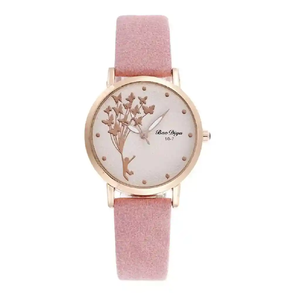 Reloj Butterfly Rosa