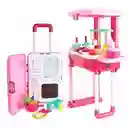 Cocina Para Niña Tipo Maleta Con Sonidos Ref 008-921