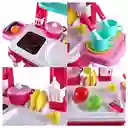 Cocina Para Niña Tipo Maleta Con Sonidos Ref 008-921