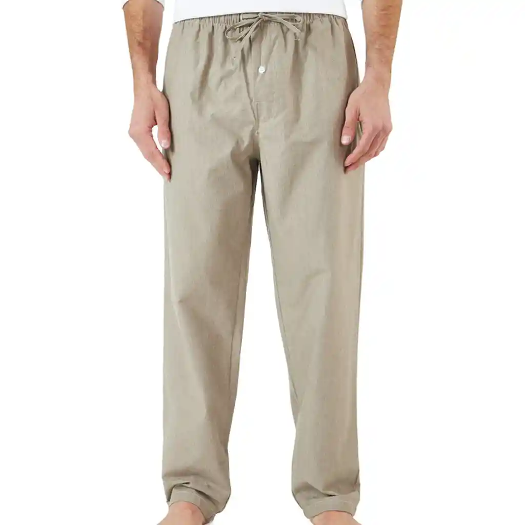 Pantalón Hombre Relax Beige Talla Xl