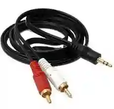 Cable Audio Estereo 2 Rca A 1 Plug De 1.5 Metros Aprox.