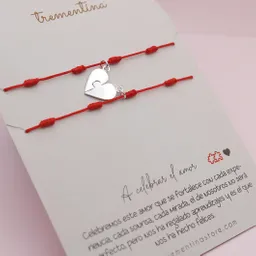 Pulsera Pareja Corazón