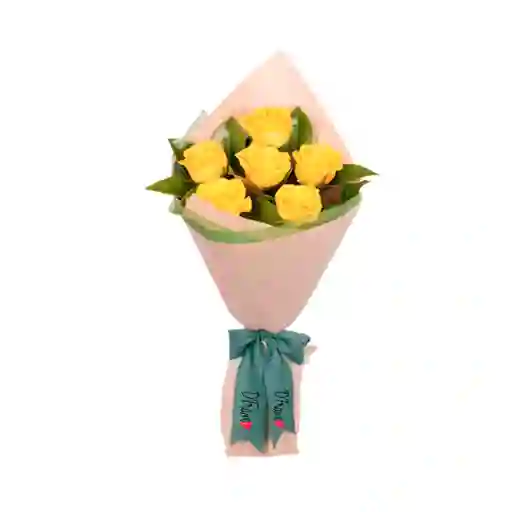 Bouquet De Rosas Amarilla
