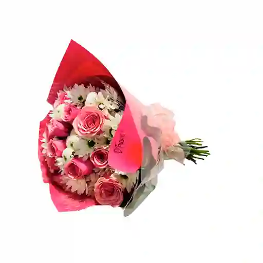 Bouquet Ternura Rosas Y Margaritas