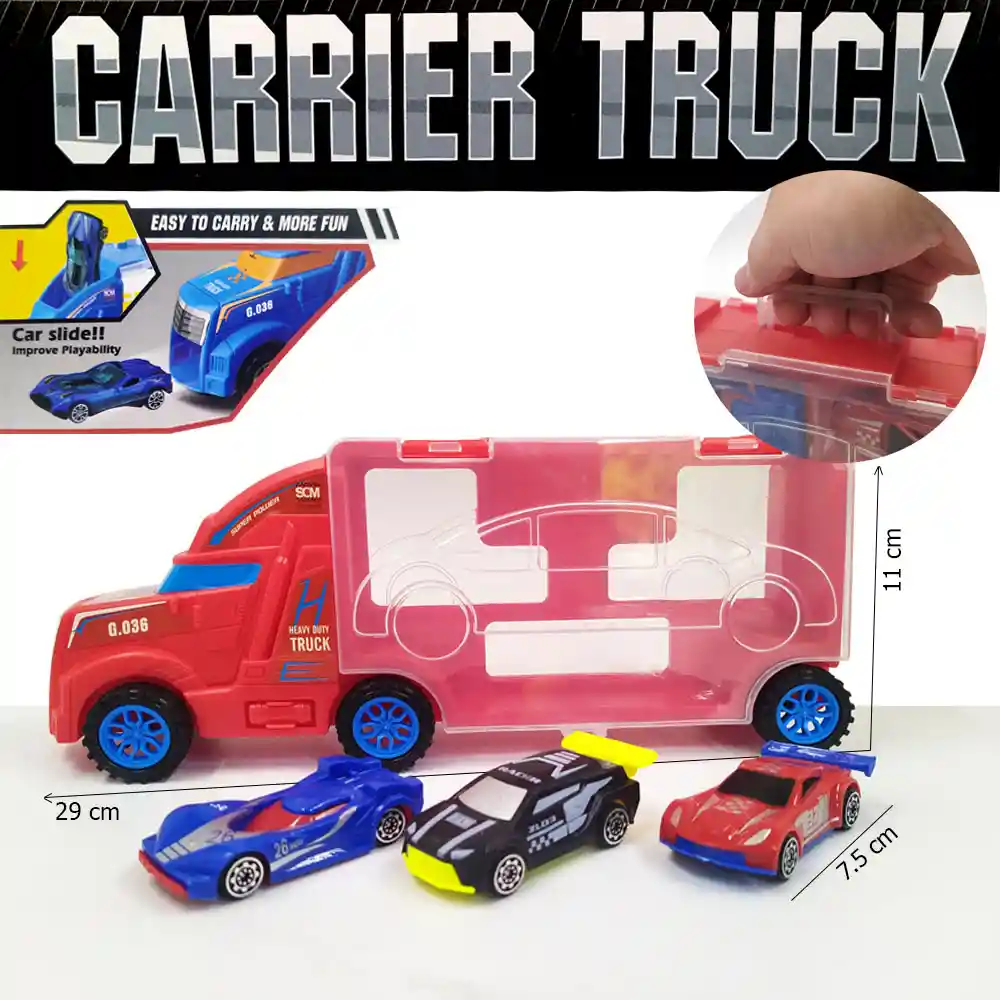 Carro Niñera Roja Juguetes Cars Niños Vehículos Jugueteria