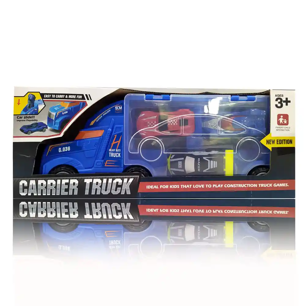 Carro Niñera Azul Juguetes Cars Niños Vehículos Jugueteria